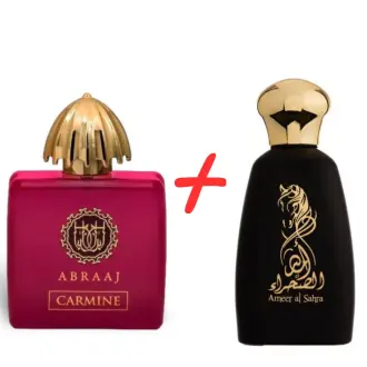 Fragrance World Abraaj Carmine и  Athoor Al Alam Ameer Al Sahra