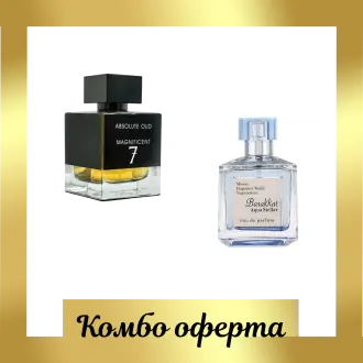 Fragrance World Absolute Oud Magnificent 7 EDP 100 мл. + Fragrance World Barakkat Aqua Stellar EDP 100 мл.