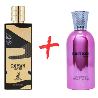 Fragrance World Edition Rose + Maison Alhambra Roman Leather