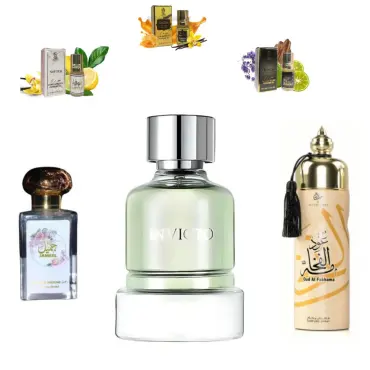 Fragrance World Invicto + Otoori Oud Simple + Otoori Jameela + 3 мини парфюмни масла