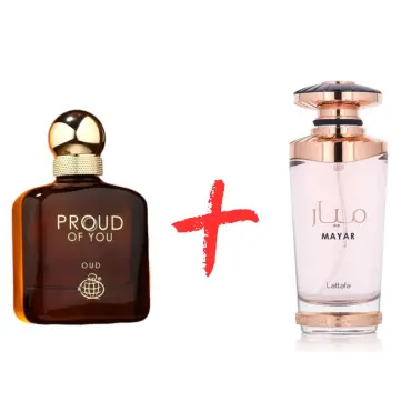 Lattafa Mayar и Fragrance World Proud of You Oud